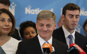 Bill English at his resignation press conference