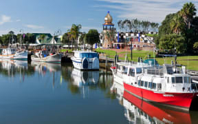 An artist's impression of the Hundertwasser Art Centre.