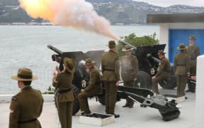 The birth was marked with a 21-gun salute at Point Jerningham in Wellington.