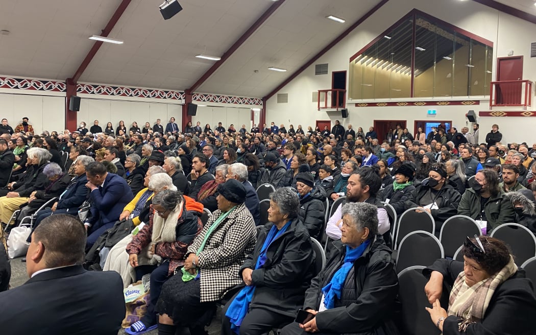 Ngāti Maniapoto and the crown reached a treaty settlement, Pipitea Marae, 22/9/22