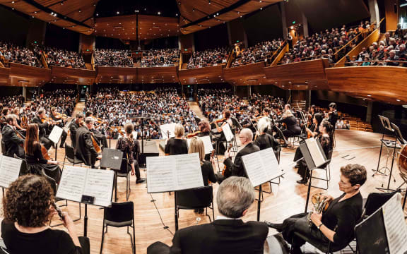 Orchestra Wellington in the Michael Fowler Centre