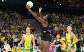 Silver Ferns shooter Grace Nweke returned to the court for her first test since being forced out of the World Cup with injury.