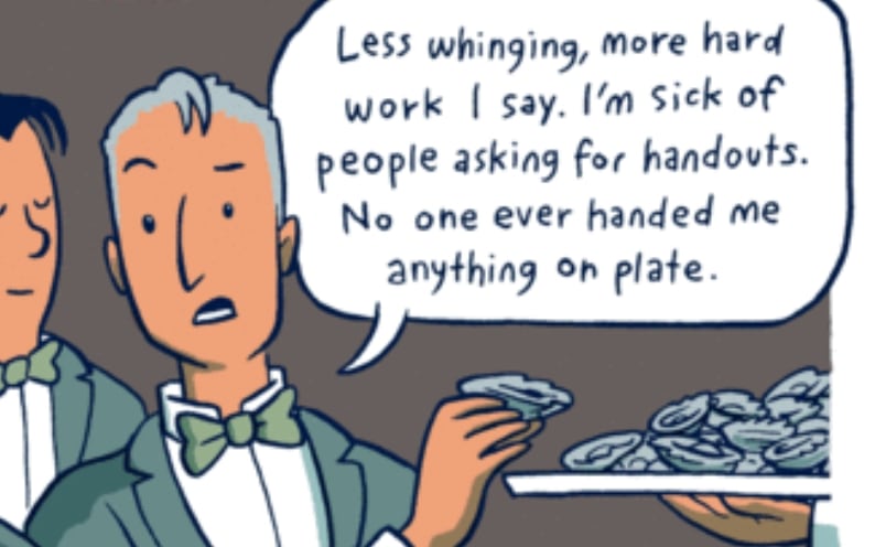 From Toby Morris's Pencilsword on the theme of inequality
