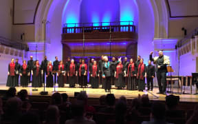 Voices NZ performing at Cadogan Hall
