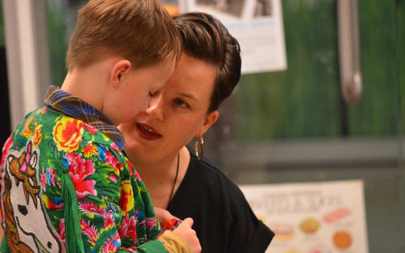 The Wellington writer known as 'Emily Writes' with her son