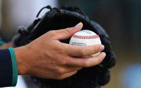 Baseball and glove.