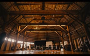 Inside the Maota Samoa fale