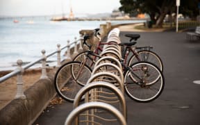 Auckland's Devonport on the morning of 26 March, on the first day of the nationwide Covid-19 lockdown.
