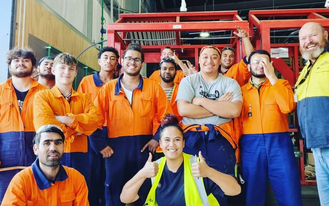 In a field where only 15 out of 11,389 certified plumbers in Aotearoa are women, Hera Eruera (pictured front and centre) is challenging the status quo and hopes more do the same.