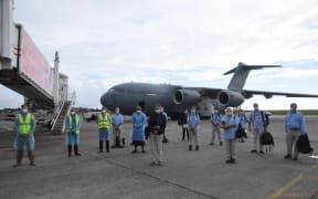 The AUSMAT team at Nadi Airport.