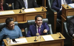 New National Party leader, Simon Bridges and Deputy Paula Bennett