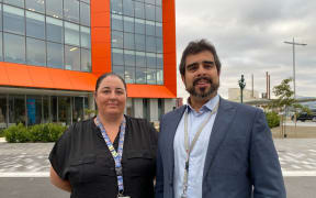 Dr Dominic Fleischer and Melissa Evans from Christchurch Hospital.