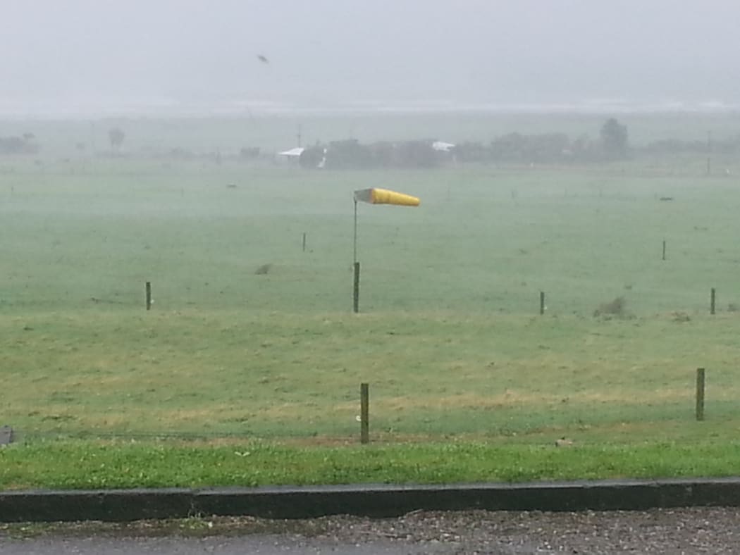 Winds at Barrytown on the West Coast as Gita passed through.