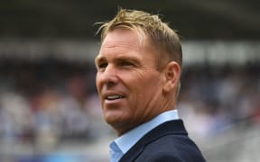 Shane Warne.
ICC Cricket World Cup FINAL. New Zealand Black Caps v England. Lord's Cricket Ground, England UK.