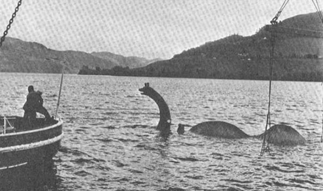 The long lost model of Nessie used during filming of 'The Private Life of Sherlock Holmes' released in 1970.