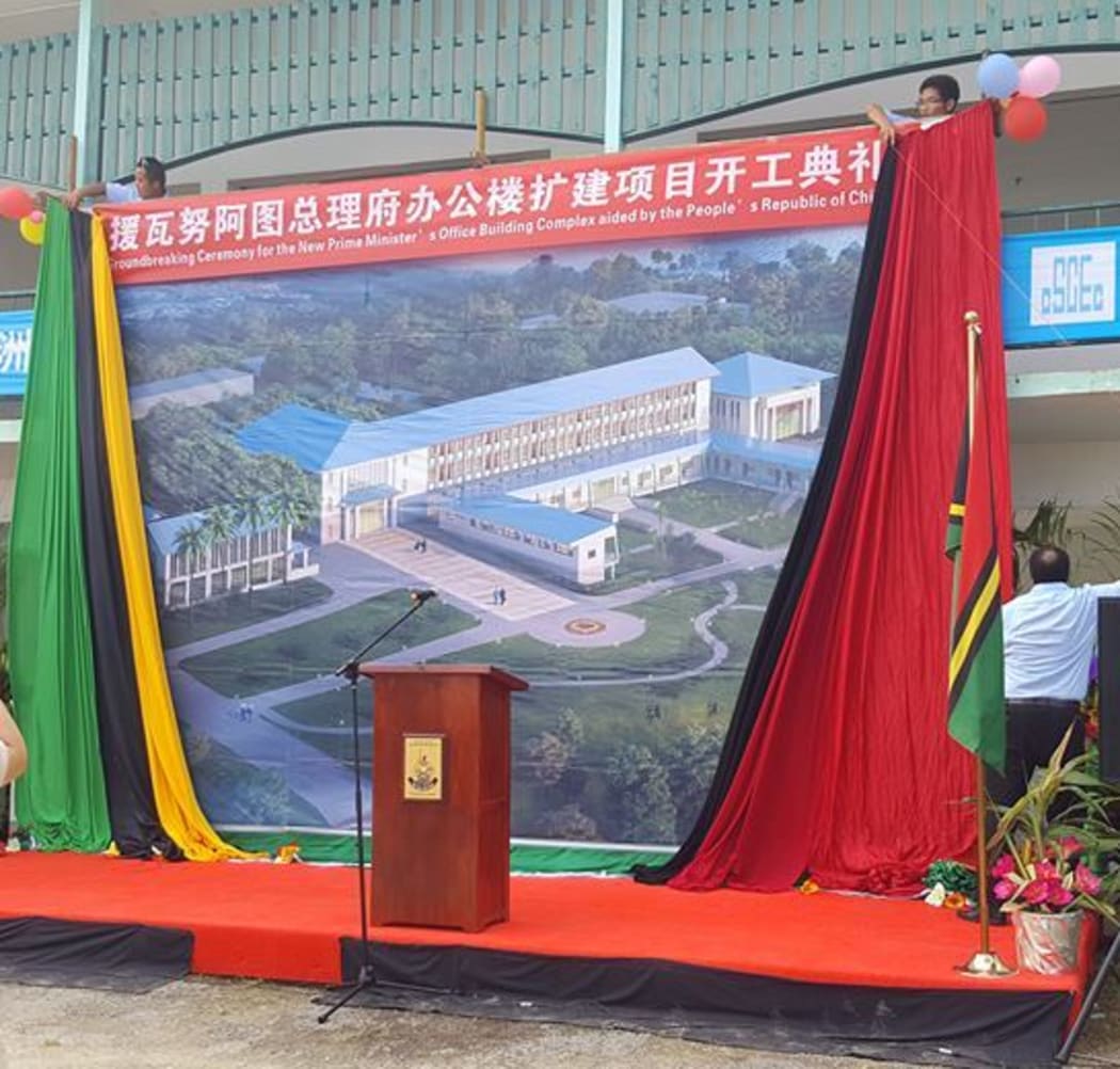China's planned reconstruction of Vanuatu Prime Minister's offices