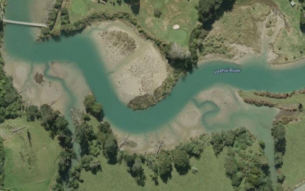 A section of the Urenui River.