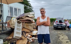 Meihana Sargent says the rain is making him anxious.