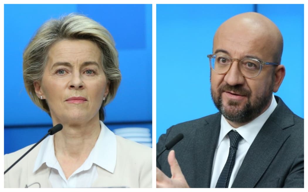 European Commission President Ursula von der Leyen and European Council President Charles Michel