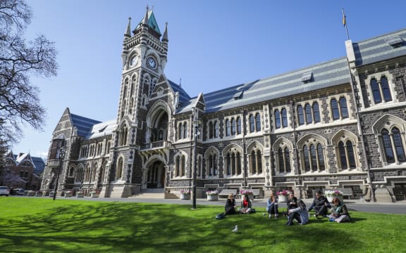 Clock tower building on campus