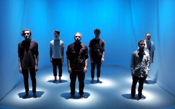 Cast on the stage during QUEEN.