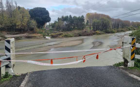 Puketapu bridge in Hawke's Bay - swept away in Cyclone Gabrielle.