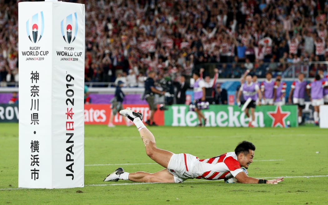Kenki Fukuoka scores for Japan.