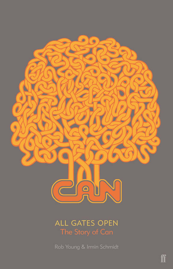All Gates Open: The Story of Can: Rob Young, Irmin Schmidt book cover (a tree made of brains, or maybe knitting.)