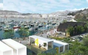 An artist's impression of Simeon Quay.