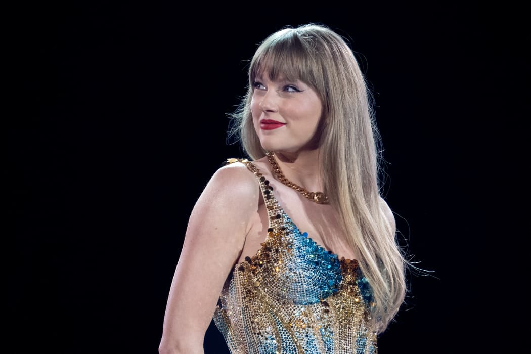 US singer-songwriter Taylor Swift performs onstage on the first night of her "Eras Tour" at AT&T Stadium in Arlington, Texas, on 31 March, 2023.