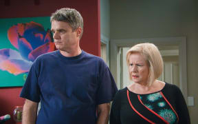 Damien Richardson in a scene from Neighbours