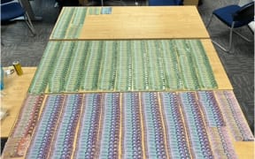 Operation Cobalt - cash seized in Conifer Grove, Auckland.