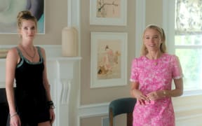 Meghann Fahy as Devon, Milly Alcock as Simone in Sirens.