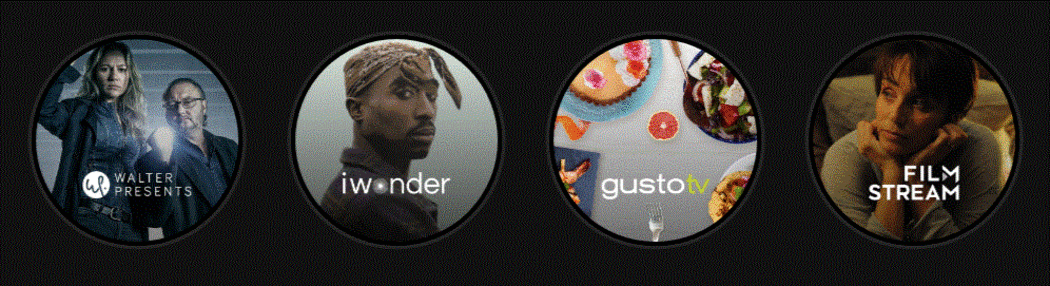 Some of TVNZ OnDemand's new 'sub-channels' for documentaries.