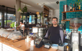 John David, owner-manager of Eat cafe-restaurant in Wellington
