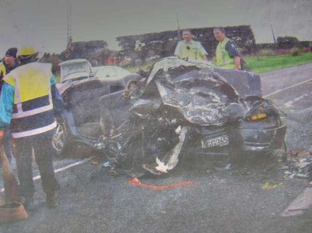 Pera's car collided with another vehicle going 100km/h on a highway
