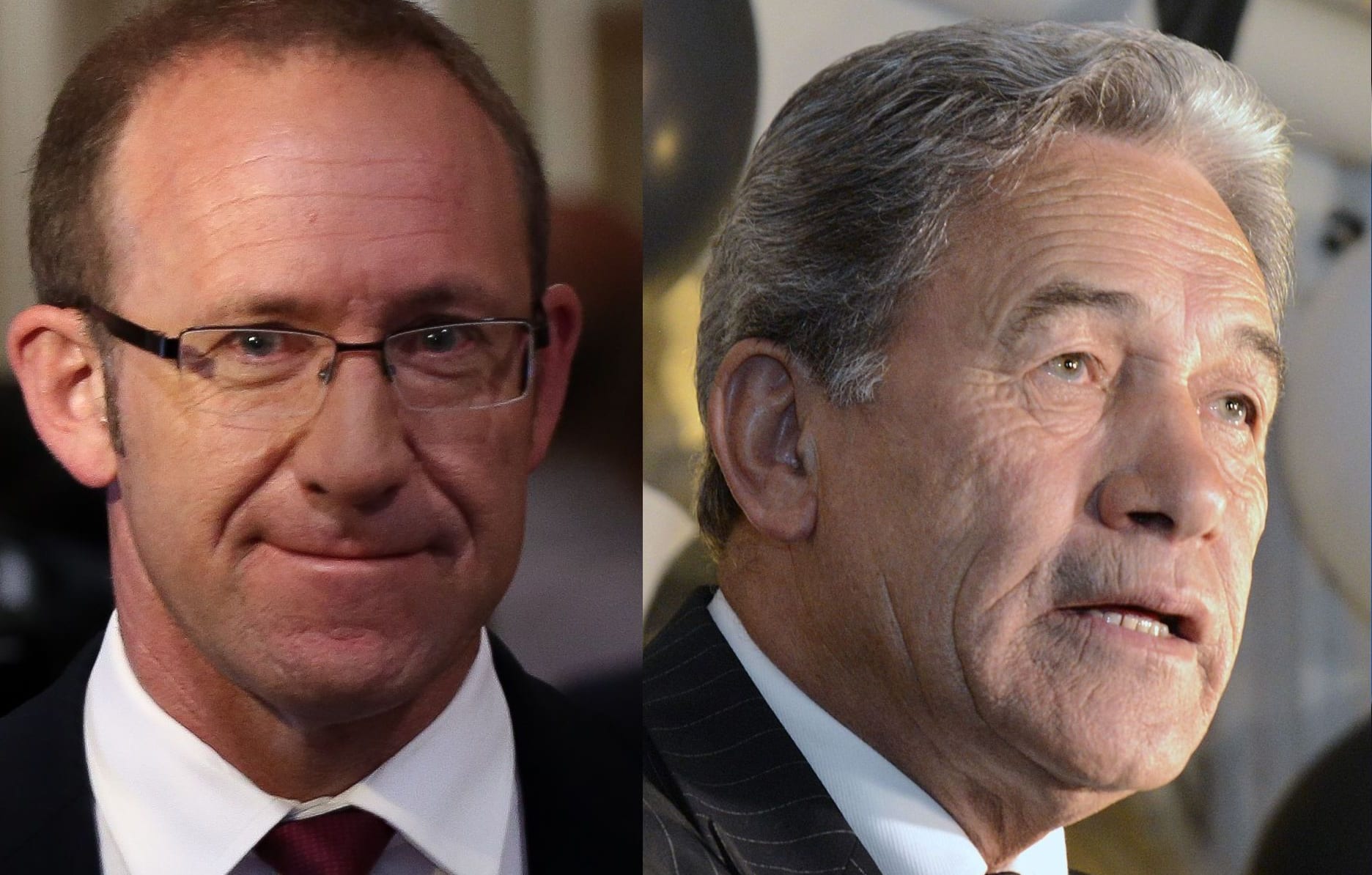 Andrew Little, Winston Peters