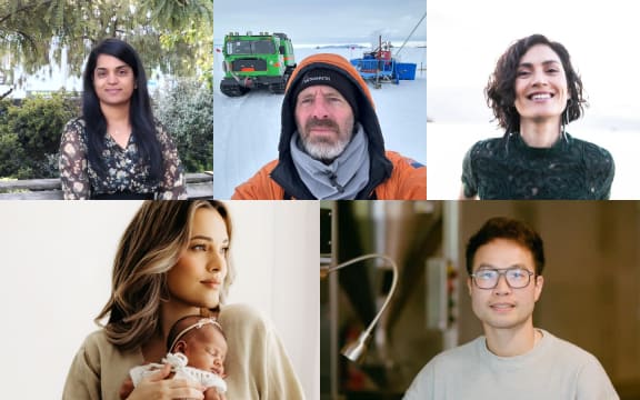 Collage of images of people in the Very Good Year 2023 story by Denise Irvine