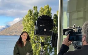 Prime Minister Jacinda Ardern in Queenstown to promote NZ to Australian travellers.