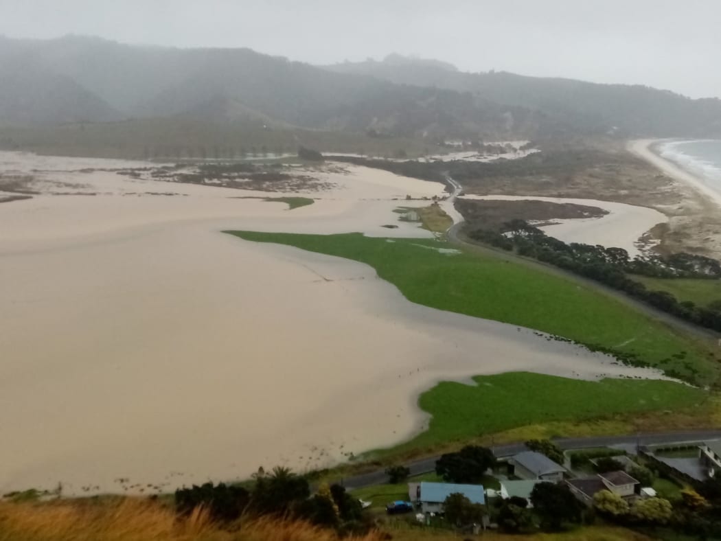 Flooding in Otama, in the Coromandel, on 10 September.