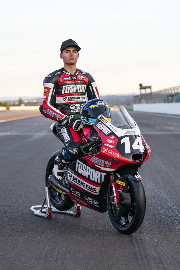 New Zealand motorcycle racer Cormac Buchanan.