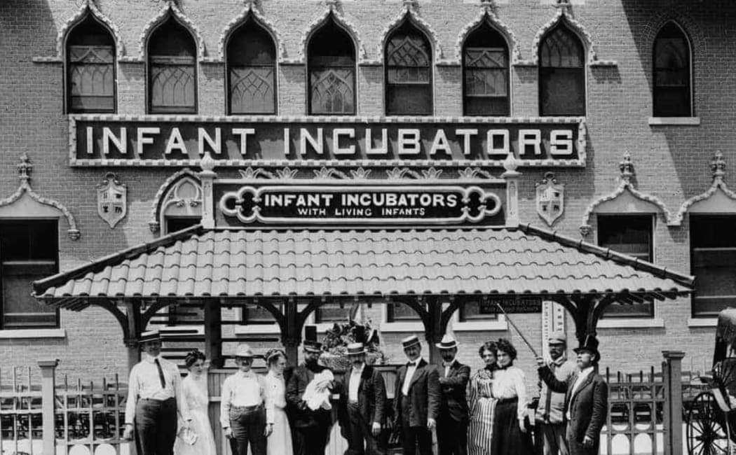 Incubator display, Coney Island, New York
