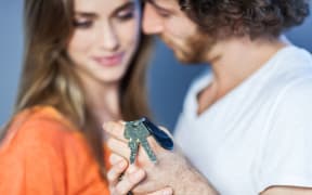 Couple with keys. 
 

GARO/PHANIE (Photo by GARO / Phanie / Phanie via AFP)