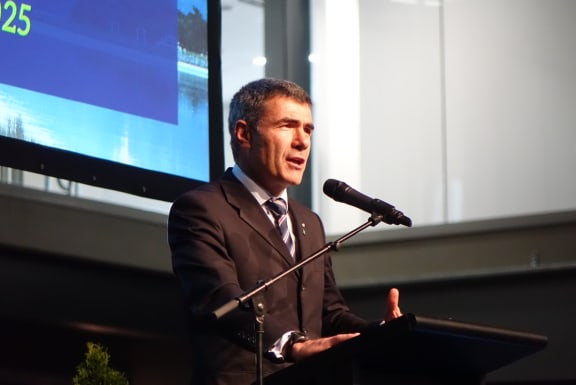 Primary Industries Minister Nathan Guy announcing the government's support for the Southland Regional Development Strategy, aimed at addressing the region's shortage of skilled people.