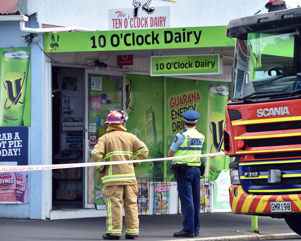 Fire crews and police were called to the dairy.