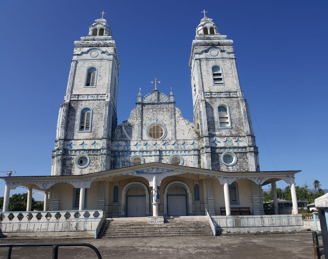 A church in Samoa.