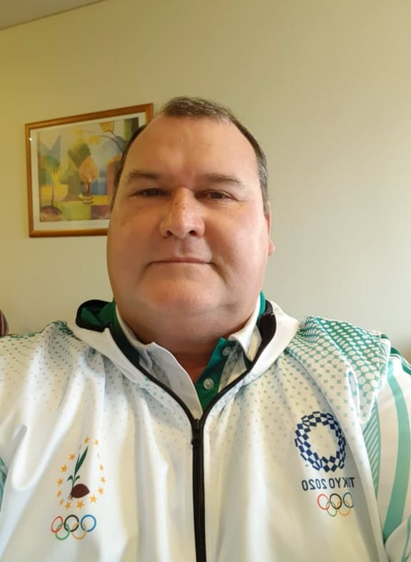 President of the Cook Islands Sports and National Olympic Committee, Hugh Graham.