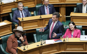 David Seymour giving his response to the budget
