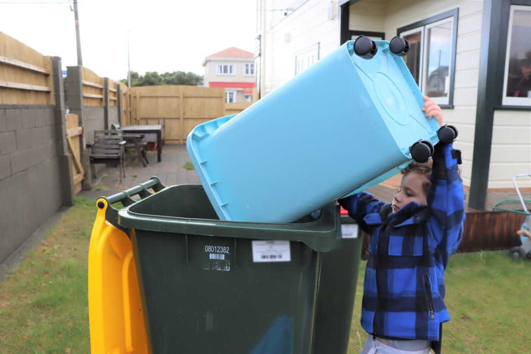 Frankie Bakhos-McCarthy has been interested in recycling since he was two