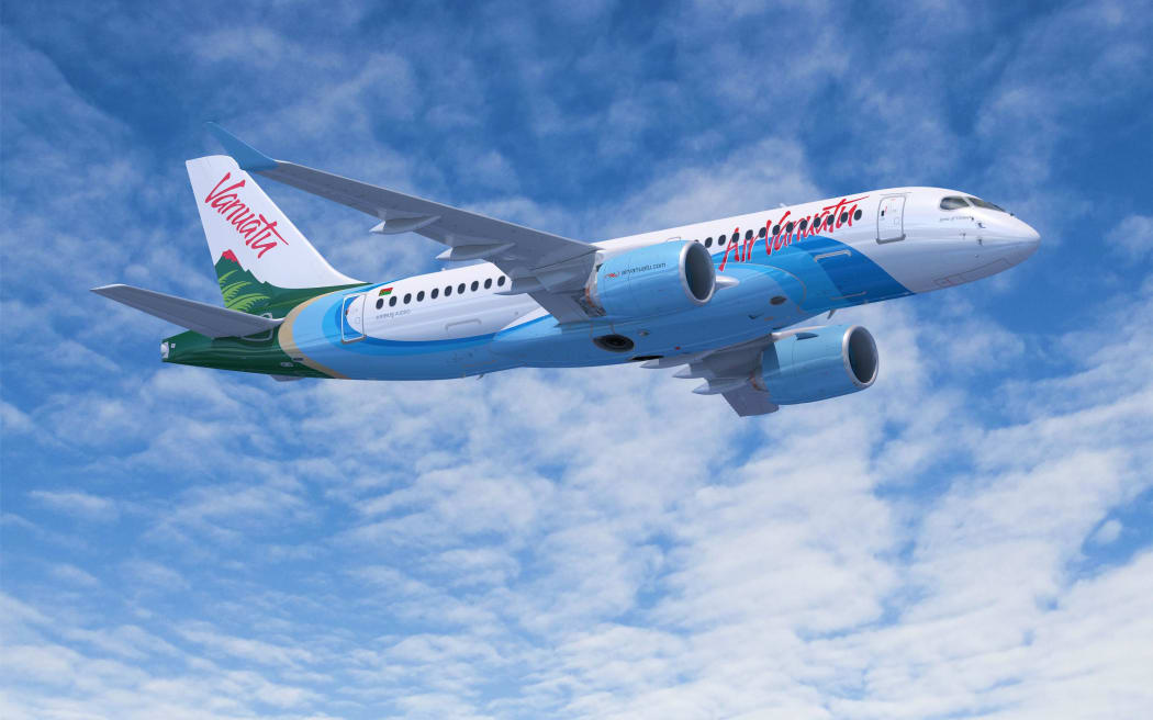 Air Vanuatu's new Airbus A220-100